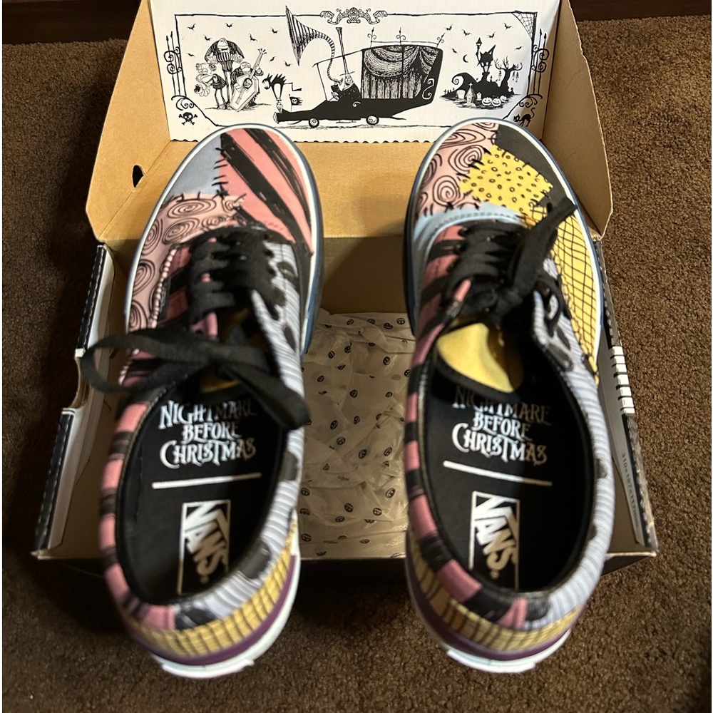 NIB Vans The Nightmare before Christmas Era Stacked Men’s 8/Women’s 9.5 - Picture 2 of 6